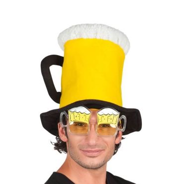 Paire de Lunettes Humoristiques Fantaisie - Chopes de Bière Paire de Lunettes Humoristiques Fantaisie - Chopes de Bière