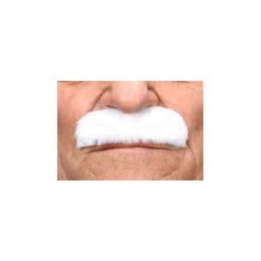 Moustache "Officier" - Blanche