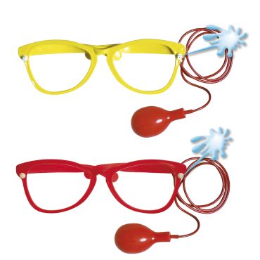 Maxi lunettes de clown lance-eau - Coloris au choix Maxi lunettes de clown lance-eau - Coloris au choix