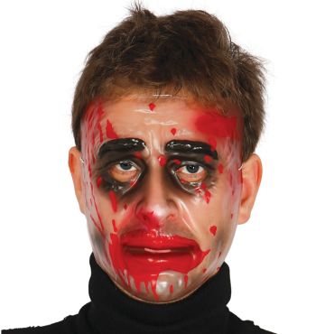 Masque transparent sanglant pour homme Masque transparent sanglant pour homme