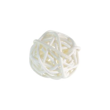 Petites Boules en Rotin x12 - Blanc Petites Boules en Rotin x12 - Blanc