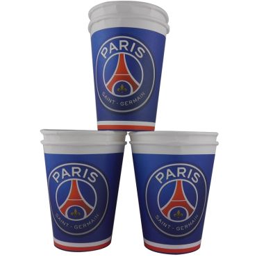 6 Gobelets 25 cl - PSG 6 Gobelets 25 cl - PSG