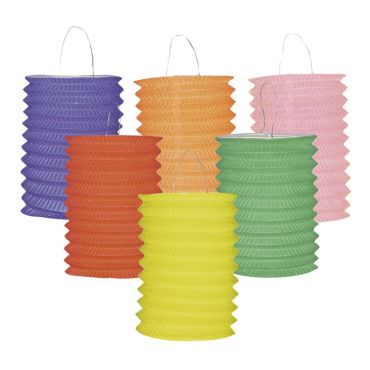 12 Lampions en Papier - 6 Coloris 12 Lampions en Papier - 6 Coloris