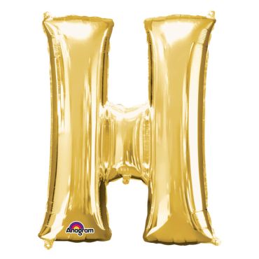 Ballon à air Lettre "H" - Or