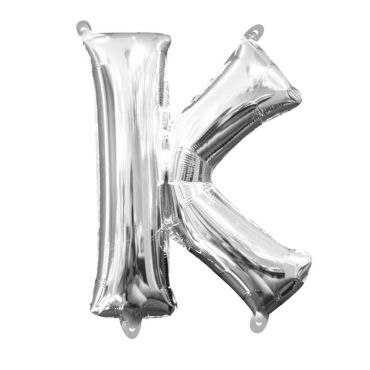Ballon à air Lettre "K" - Argenté Ballon à air Lettre "K" - Argenté