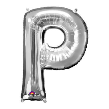 Ballon à air Lettre "P" - Argenté Ballon à air Lettre "P" - Argenté