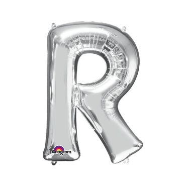 Ballon à air Lettre "R" - Argenté Ballon à air Lettre "R" - Argenté