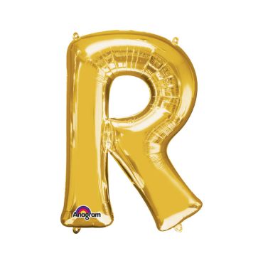 Ballon à air Lettre "R" - Or Ballon à air Lettre "R" - Or