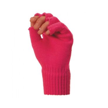 Mitaines Tricot Roses Fluo Mitaines Tricot Roses Fluo