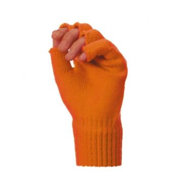 Mitaines Tricot Oranges Fluo Mitaines Tricot Oranges Fluo