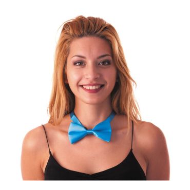Véritable noeud papillon - Bleu fluo Véritable noeud papillon - Bleu fluo