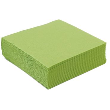50 Petites Serviettes Microgaufrées - Vert Amande 50 Petites Serviettes Microgaufrées - Vert Amande