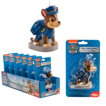 Bougie Chase en 3D - Pat' Patrouille Bougie Chase en 3D - Pat' Patrouille