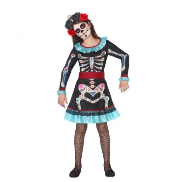 Déguisement Day Of The Dead Fille - Taille au Choix Déguisement Day Of The Dead Fille - Taille au Choix