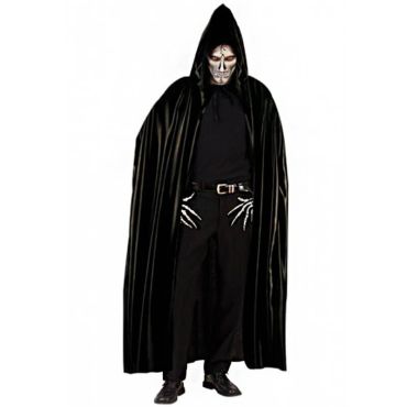 Cape avec Capuche Noire Adulte Cape avec Capuche Noire Adulte