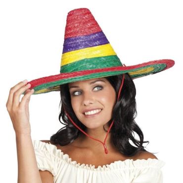 Sombrero Mexicain Multicolore Adulte Sombrero Mexicain Multicolore Adulte