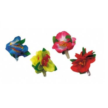 Pince Fleur Hawaïenne - Coloris au Choix Pince Fleur Hawaïenne - Coloris au Choix