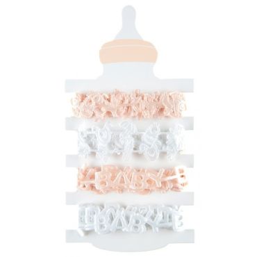 4 Rubans Assortis "Baby" - Rose Pastel | jourdefete.com 4 Rubans Assortis "Baby" - Rose Pastel | jourdefete.com