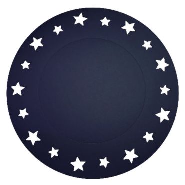sous-assiette bleu nuit avec etoiles | jourdefete.com sous-assiette bleu nuit avec etoiles | jourdefete.com