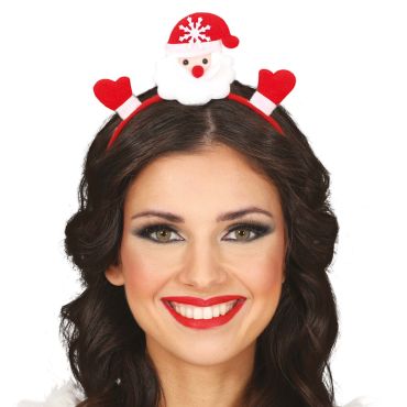 Serre-tête de Noël modèle Père Noël pour fête | jourdefete.com Serre-tête de Noël modèle Père Noël pour fête | jourdefete.com