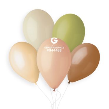 assortiment de 50 ballons 30 cm latex bio gamme couleur naturelle | jourdefete.com assortiment de 50 ballons 30 cm latex bio gamme couleur naturelle | jourdefete.com