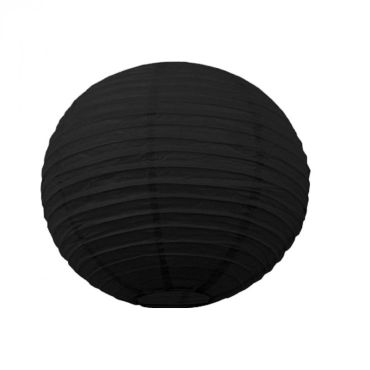 Lanterne Japonaise en Papier Noire - 35 cm Lanterne Japonaise en Papier Noire - 35 cm