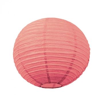 Lanterne Japonaise en Papier Corail - 50 cm Lanterne Japonaise en Papier Corail - 50 cm