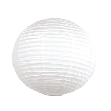 Lanterne Japonaise en Papier Blanche - 50 cm Lanterne Japonaise en Papier Blanche - 50 cm