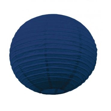Lanterne Japonaise en Papier Bleu Nuit - 35 cm Lanterne Japonaise en Papier Bleu Nuit - 35 cm