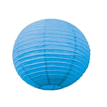 Lanterne Japonaise en Papier Turquoise - 35 cm Lanterne Japonaise en Papier Turquoise - 35 cm