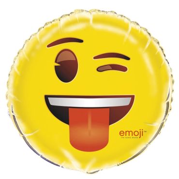 Ballon à l'hélium Emoji Clin d'oeil