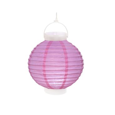 Lampion Lumineux 20 cm - Parme