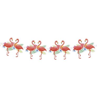 Guirlande Hawaïenne Flamants Roses Guirlande Hawaïenne Flamants Roses