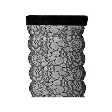 Chemin de Table en Dentelle Noir Chemin de Table en Dentelle Noir