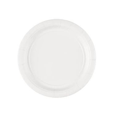 8 Petites Assiettes en Carton Blanches - 18 cm 8 Petites Assiettes en Carton Blanches - 18 cm