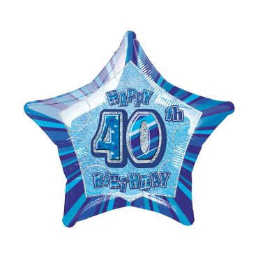 Ballon hélium - Happy 40th Birthday Ballon hélium - Happy 40th Birthday