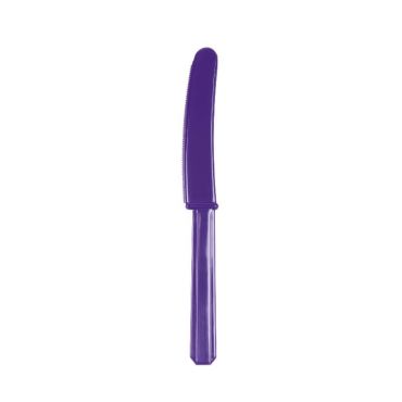 10 Couteaux en Plastique - Violet 10 Couteaux en Plastique - Violet