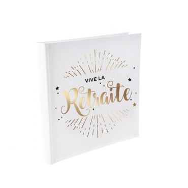 Livre d'Or "Vive La Retraite" - Elégant Livre d'Or "Vive La Retraite" - Elégant