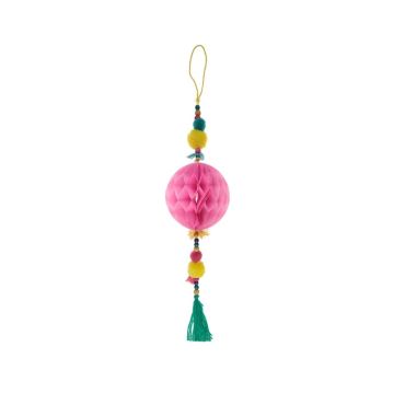 Suspension Boule Alvéolée - Collection "Mexique"