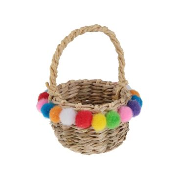 Petit Panier Boules Multicolores Petit Panier Boules Multicolores