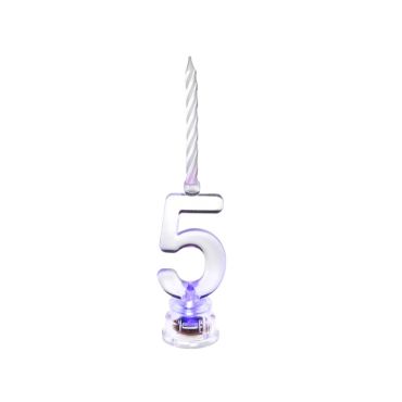 Bougie Led Chiffre 5