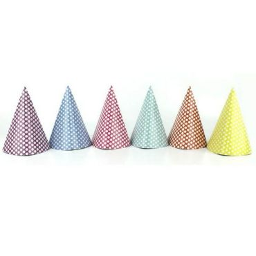 lot de 6 chapeaux pointus happy color | jourdefete.com lot de 6 chapeaux pointus happy color | jourdefete.com