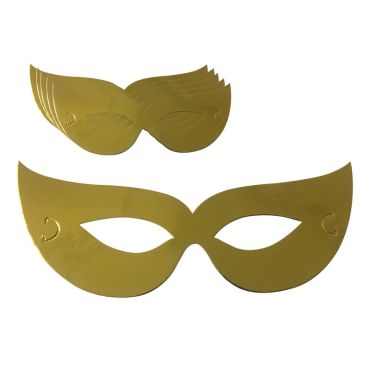 Masques libellule dorés pour soirées à thème | jourdefete.com