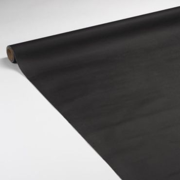 Rouleau de Nappe en Voie Sèche Intissé Noir 25 m