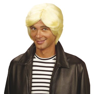 Perruque Blonde Platine Claude François Perruque Blonde Platine Claude François