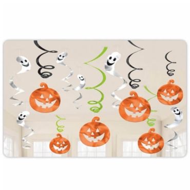 12 Suspensions - Fantômes et Citrouilles 12 Suspensions - Fantômes et Citrouilles