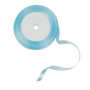 Ruban satin 6 mm - Bleu ciel Ruban satin 6 mm - Bleu ciel