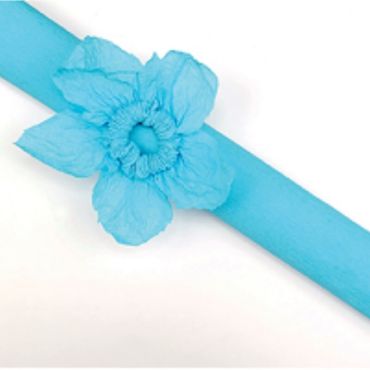 Rouleau papier crépon 10m – Bleu Turquoise Rouleau papier crépon 10m – Bleu Turquoise