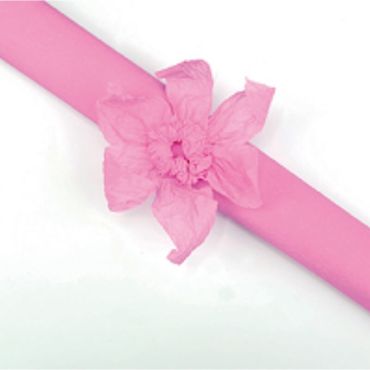 Rouleau papier crépon 10m – Rose Rouleau papier crépon 10m – Rose