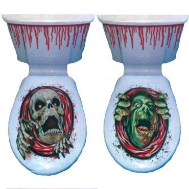 Décoration WC Halloween - Modèle au Choix Décoration WC Halloween - Modèle au Choix